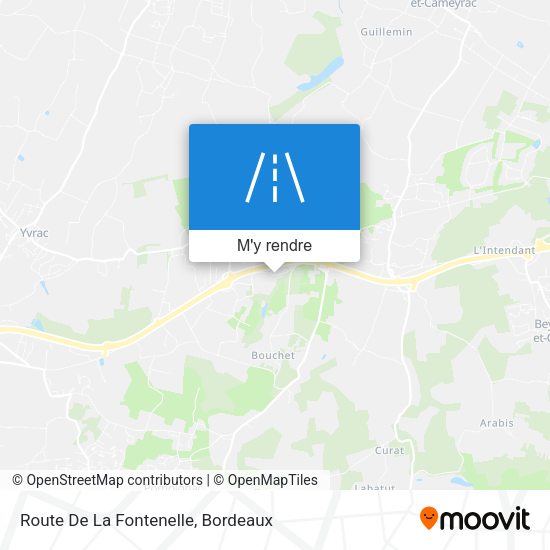 Route De La Fontenelle plan