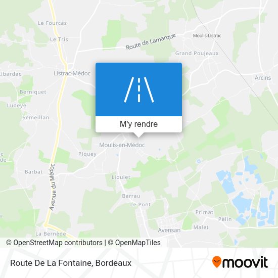 Route De La Fontaine plan