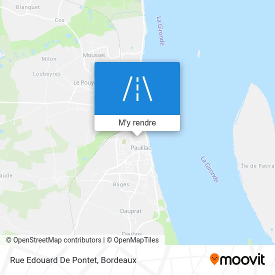 Rue Edouard De Pontet plan