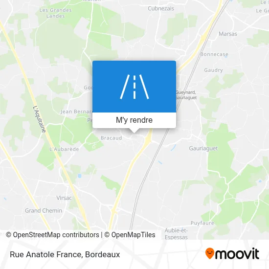 Rue Anatole France plan