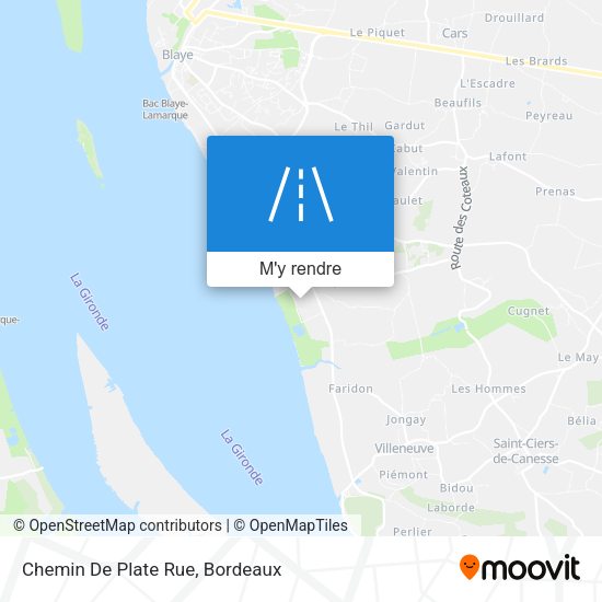 Chemin De Plate Rue plan