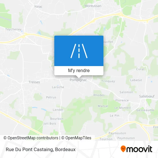 Rue Du Pont Castaing plan