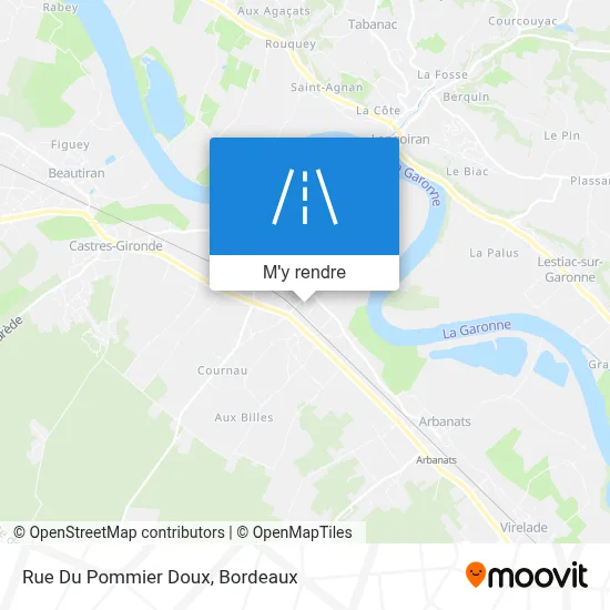 Rue Du Pommier Doux plan