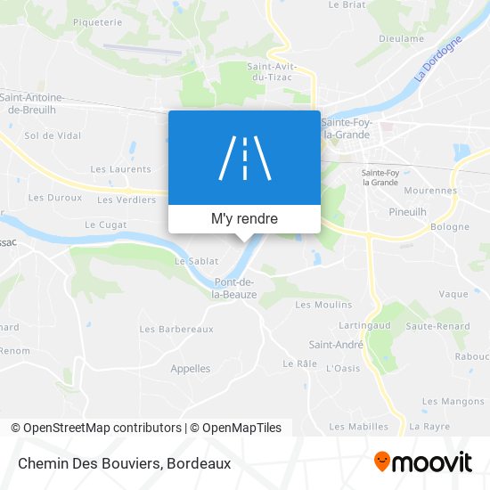 Chemin Des Bouviers plan