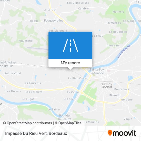 Impasse Du Rieu Vert plan