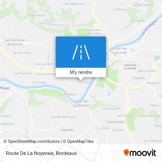 Route De La Noyeraie plan