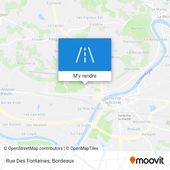 Rue Des Fontaines plan