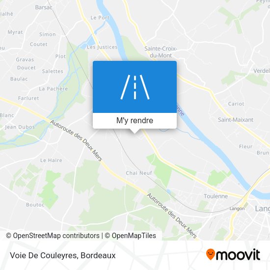 Voie De Couleyres plan
