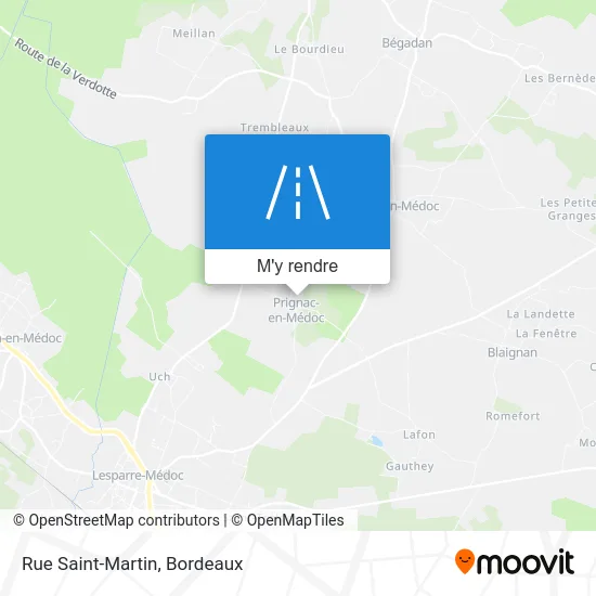 Rue Saint-Martin plan