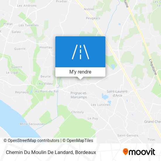 Chemin Du Moulin De Landard plan