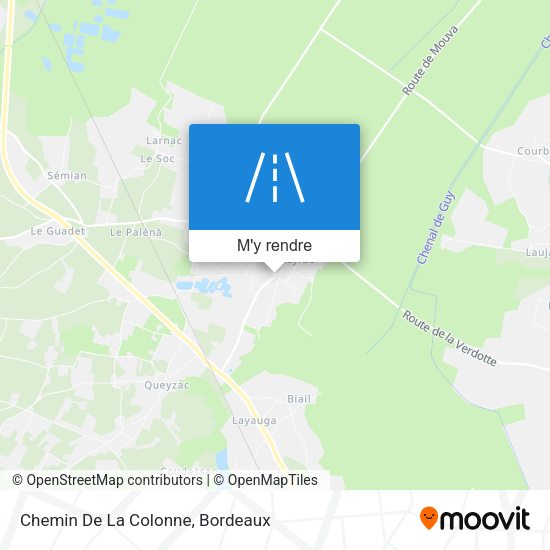 Chemin De La Colonne plan