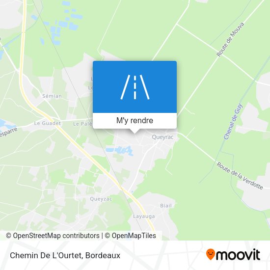 Chemin De L'Ourtet plan