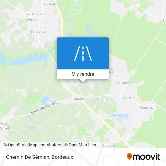 Chemin De Sémian plan
