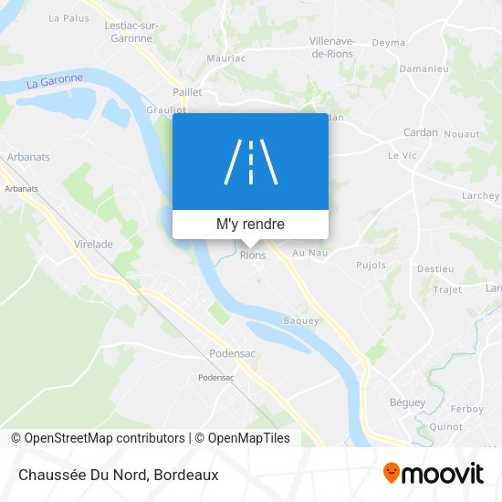 Chaussée Du Nord plan