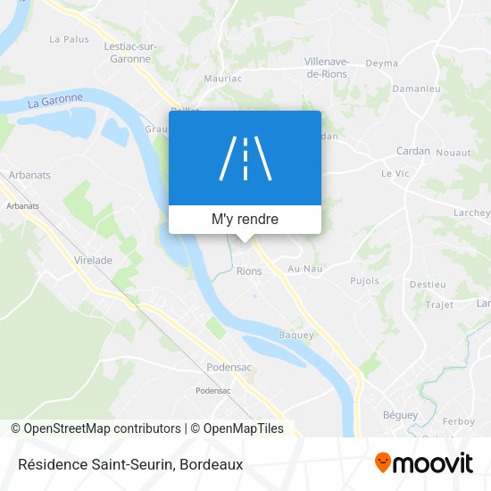 Résidence Saint-Seurin plan