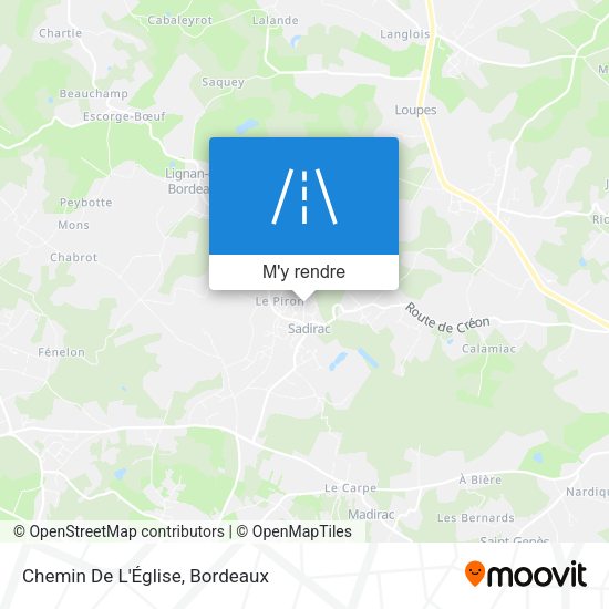 Chemin De L'Église plan