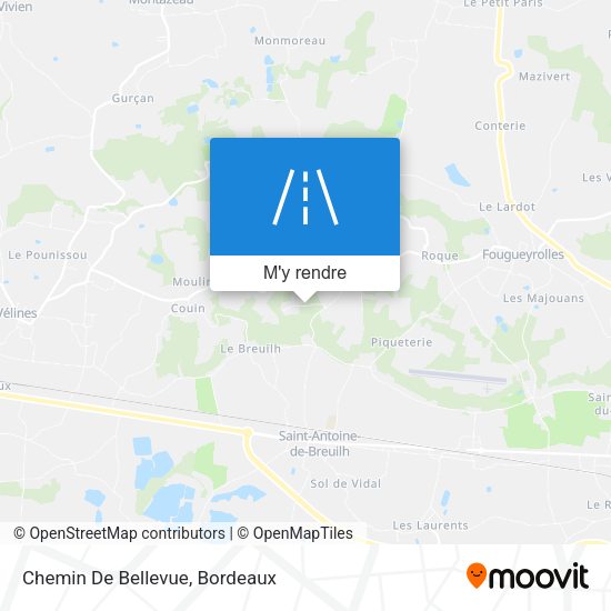 Chemin De Bellevue plan
