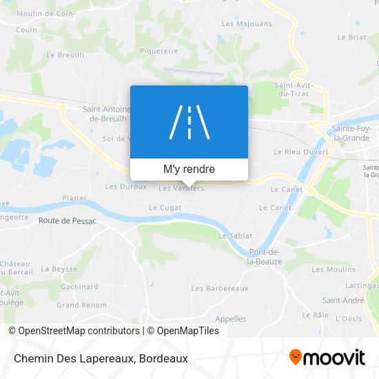 Chemin Des Lapereaux plan