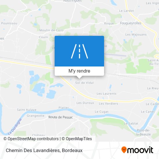 Chemin Des Lavandières plan