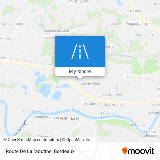 Route De La Moutine plan