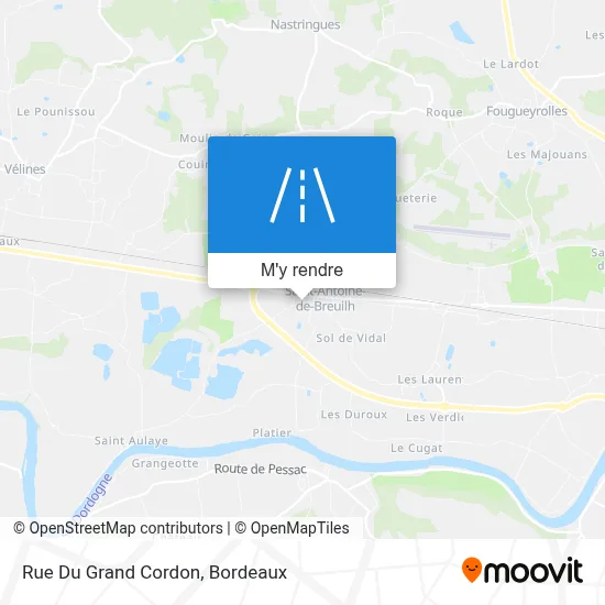 Rue Du Grand Cordon plan