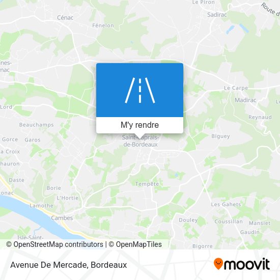 Avenue De Mercade plan