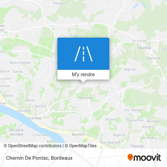 Chemin De Pontac plan