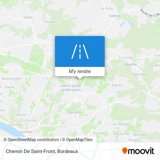 Chemin De Saint-Front plan