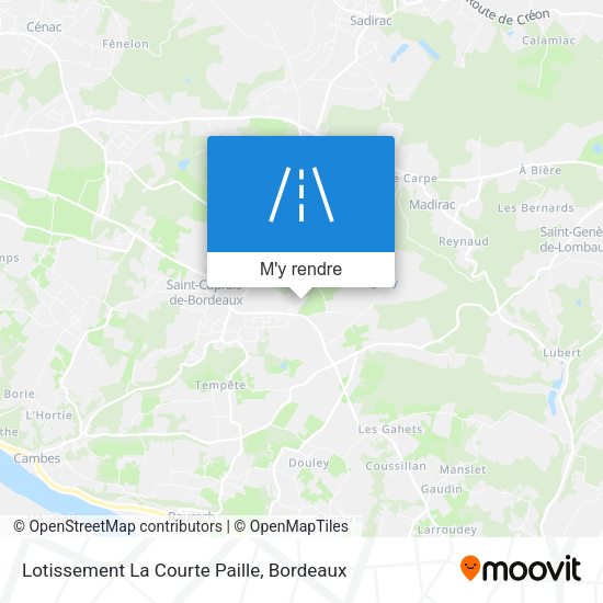 Lotissement La Courte Paille plan