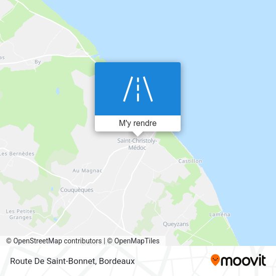 Route De Saint-Bonnet plan