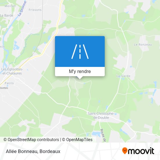 Allée Bonneau plan