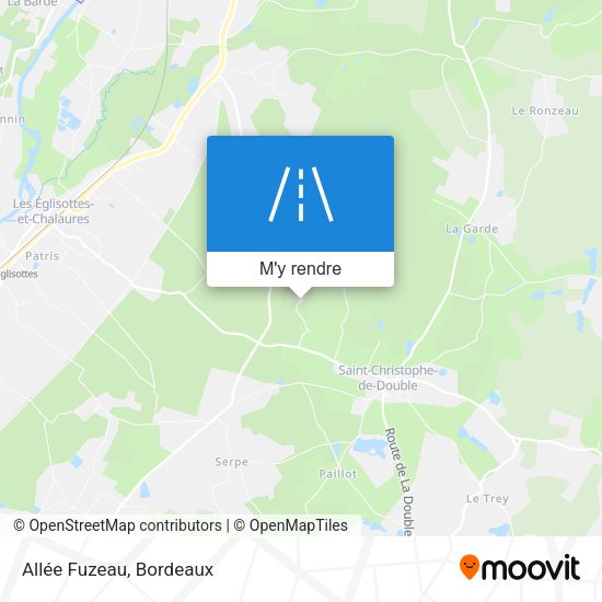 Allée Fuzeau plan