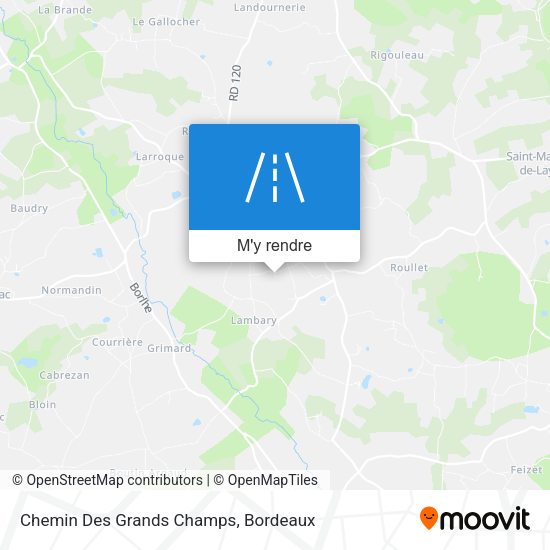 Chemin Des Grands Champs plan
