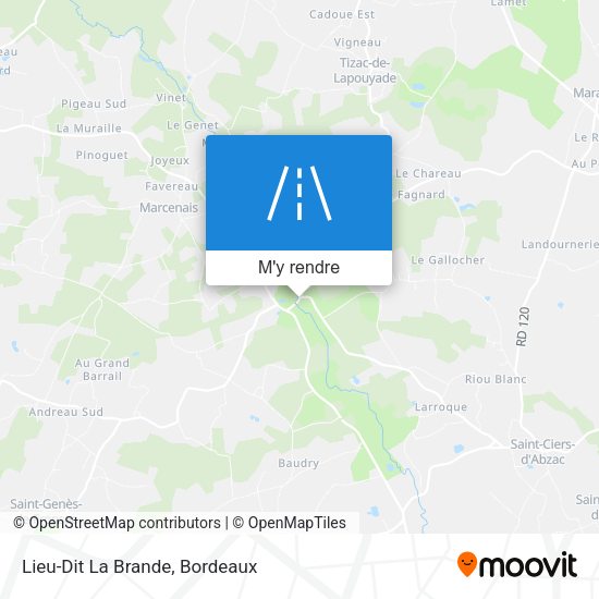 Lieu-Dit La Brande plan