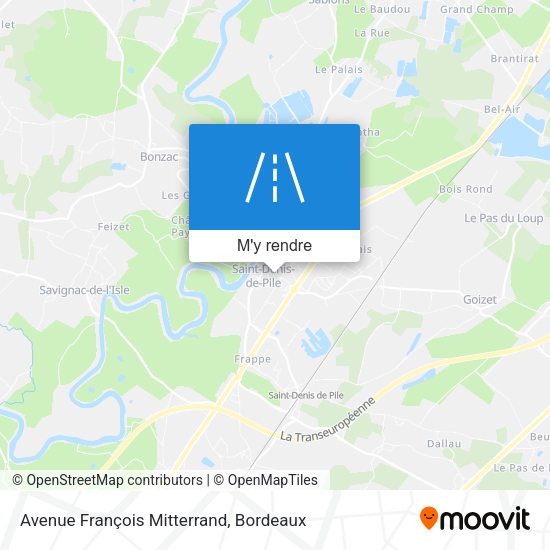 Avenue François Mitterrand plan