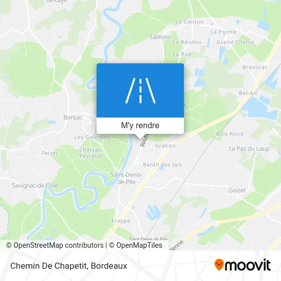 Chemin De Chapetit plan