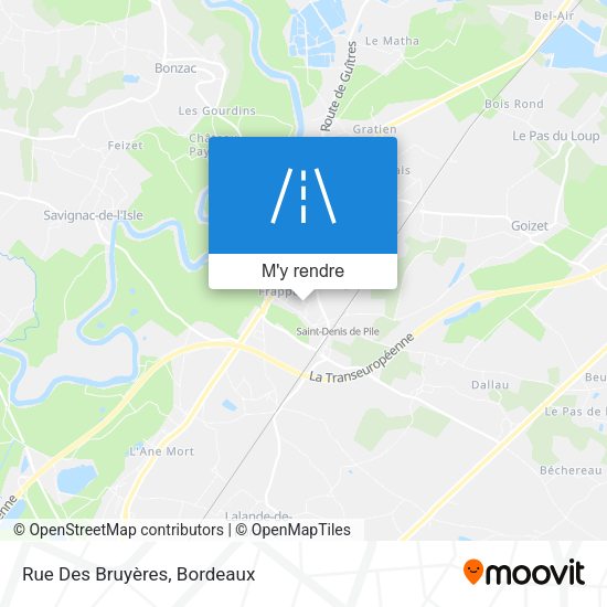 Rue Des Bruyères plan
