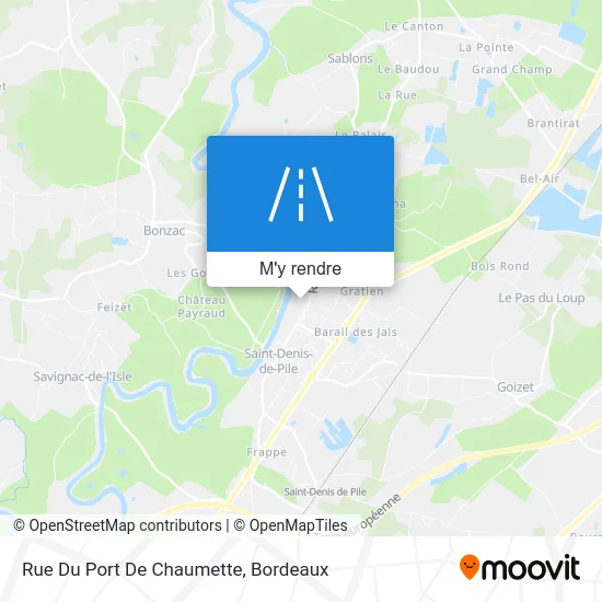 Rue Du Port De Chaumette plan