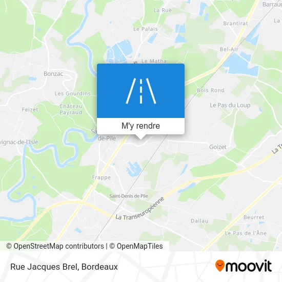 Rue Jacques Brel plan