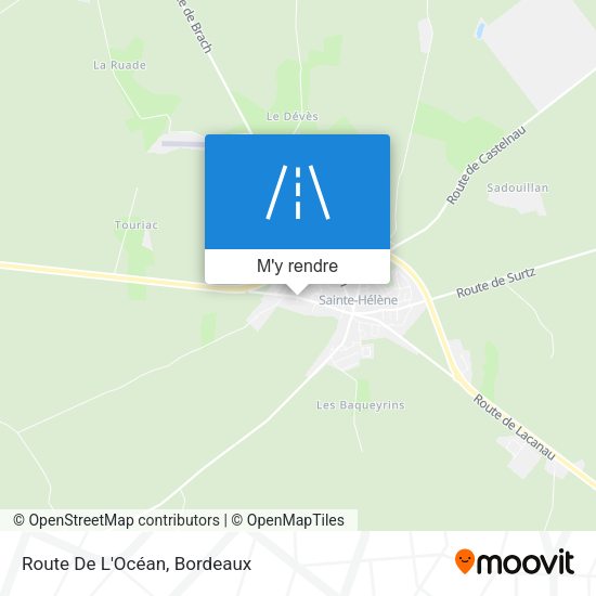Route De L'Océan plan
