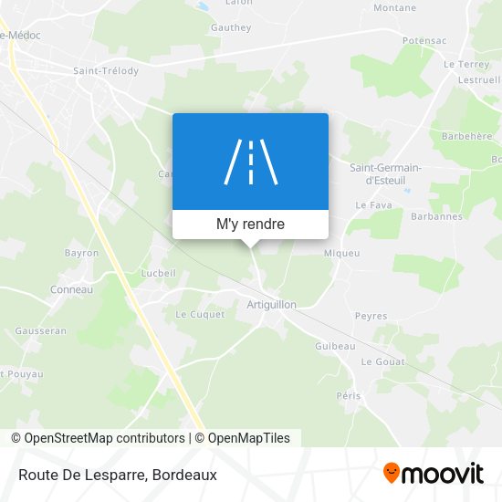 Route De Lesparre plan