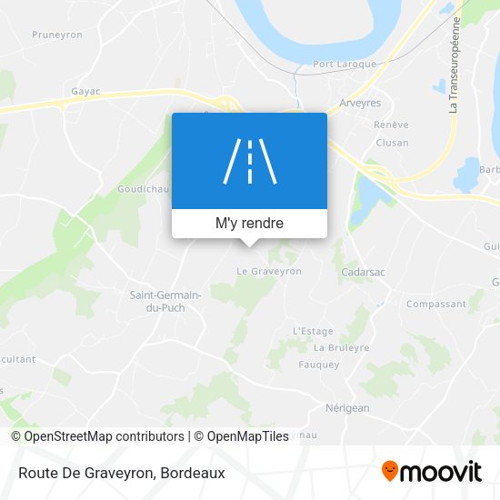 Route De Graveyron plan