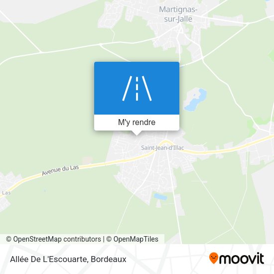 Allée De L'Escouarte plan
