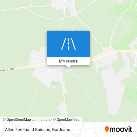 Allée Ferdinand Buisson plan
