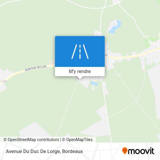 Avenue Du Duc De Lorge plan