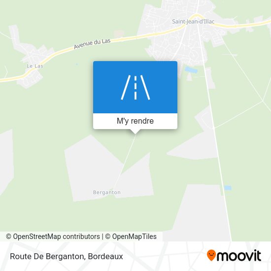 Route De Berganton plan
