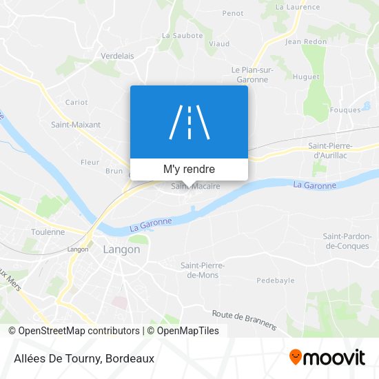 Allées De Tourny plan