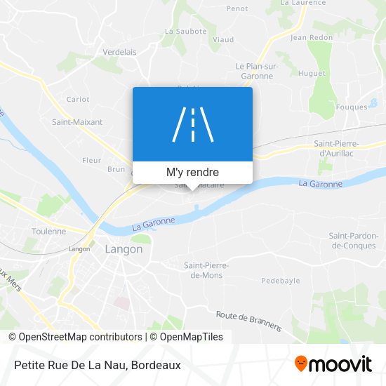 Petite Rue De La Nau plan
