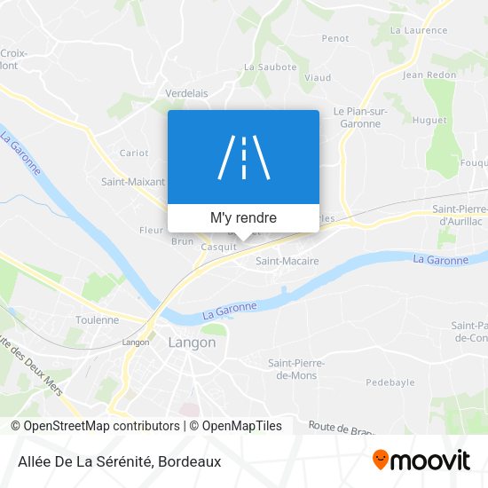 Allée De La Sérénité plan