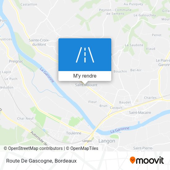 Route De Gascogne plan